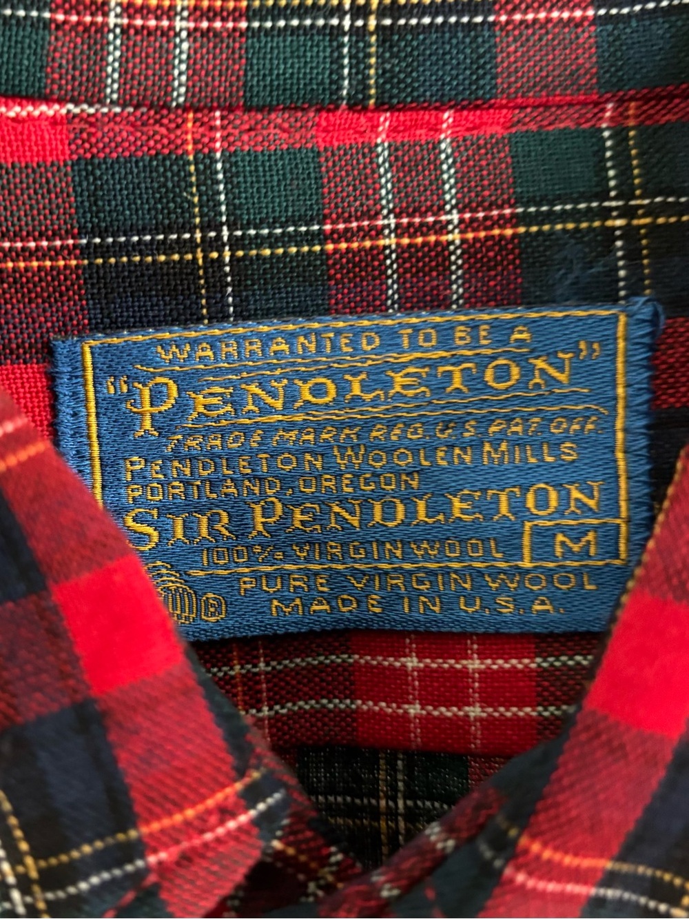 Pendleton virgin wool button down. - Picture 4 of 7